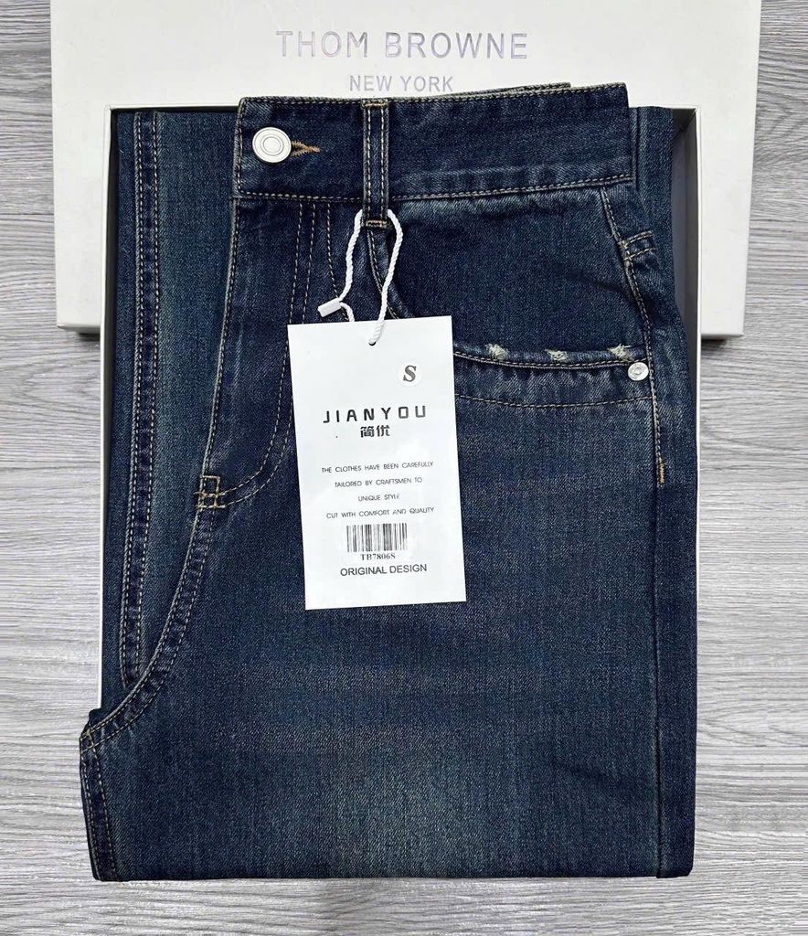TB7806-Quần Jean Xanh Đậm (quần lẻ)