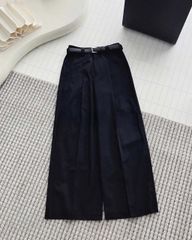 TB7691-Quần suông + nịt Đen