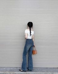 VGU9765-Quần jean ống loe Xanh (quần lẻ)