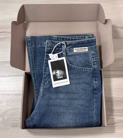 VGU9765-Quần jean ống loe Xanh (quần lẻ)