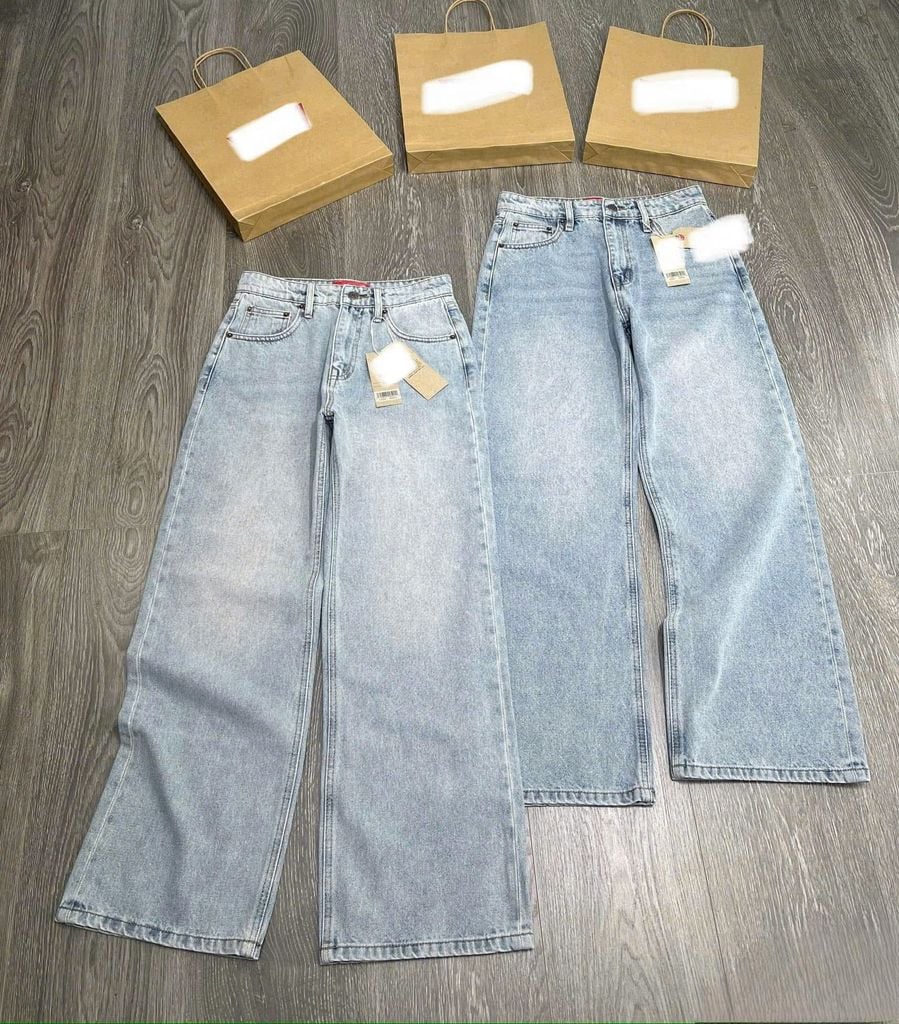 VGU9772-Quần Jean dài Xanh Nhạt