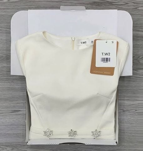KS0482-Đầm dài +tag đá Kem