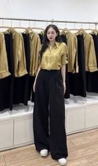 TQ4064-Set áo sơ mi, quần dài Đen