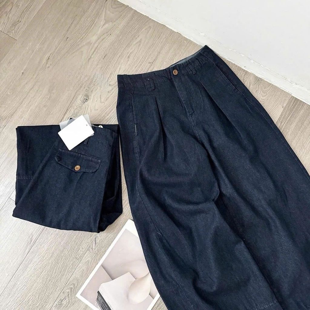 TB7925-Quần jean dài Xanh