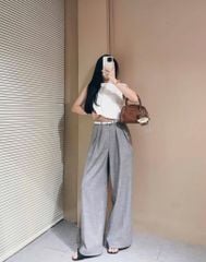 VGU9890-Quần tây Xám (quần lẻ -ko kèm nịt)