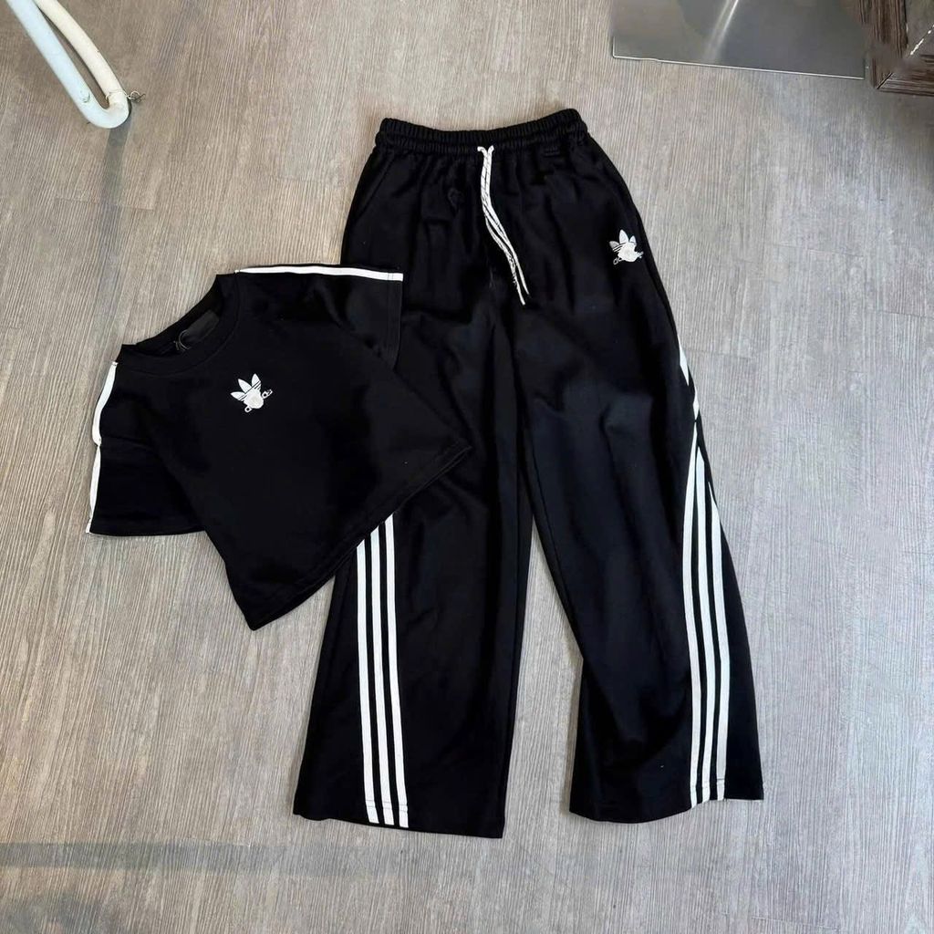 SKY7965 SET THỂ THAO ADIDAS (ĐEN)