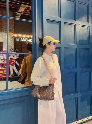 TB7971-Set áo sơ mi , quần dài Trắng