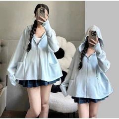 TQ1748-Áo khoắc có nón Xanh (áo lẻ)