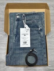 TB7885-Quần jean dài + nịt Xanh