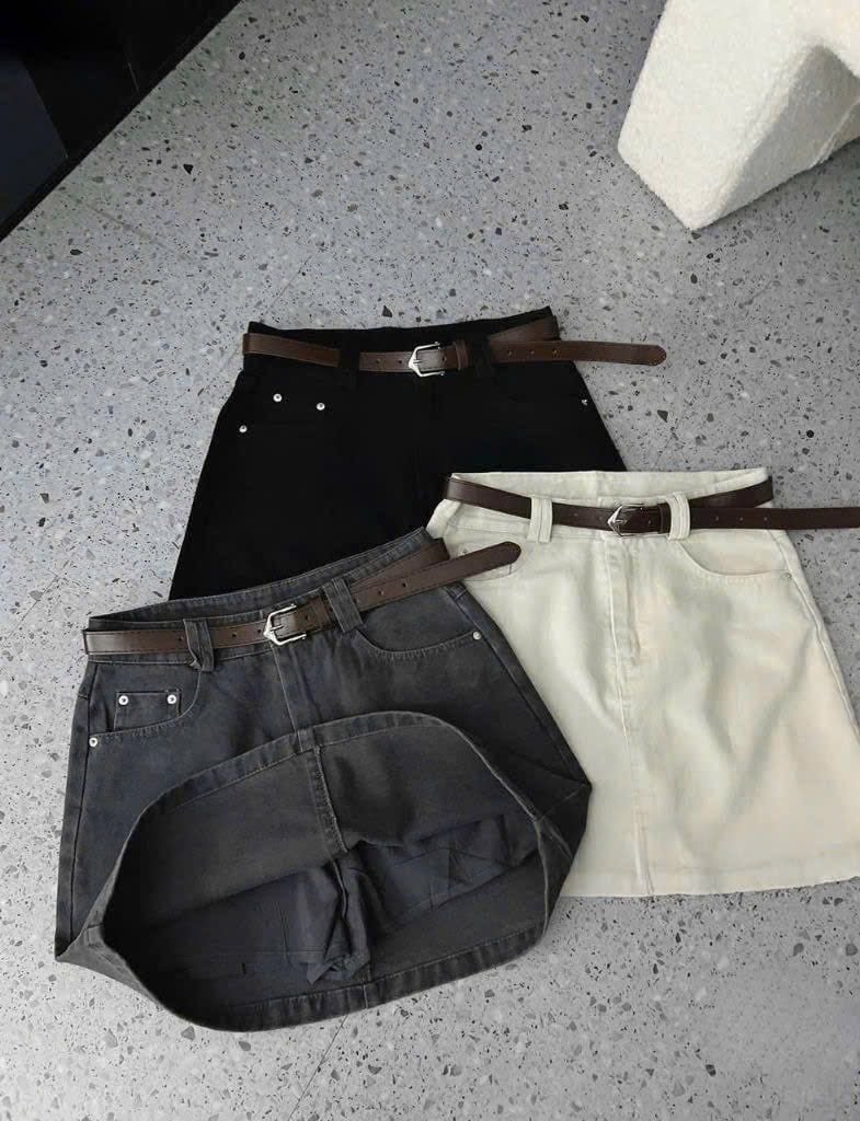 TB7956-Chân váy ngắn + nịt