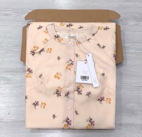 TQ1760-Đầm hoa maxi cổ yếm