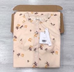 TQ1760-Đầm hoa maxi cổ yếm