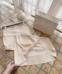 VGU9981-Set TK áo kiểu tay loe, CV dài