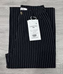 TB8073-Quần tây sọc Đen (quần lẻ)