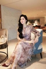 VGU0050-Đầm dài nhúng eo CC