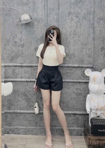 TQ4142-Quần short Đen (quần lẻ)