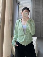 VGU0082-Áo khoác có nón Xanh (áo lẻ)