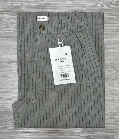 TB8075-Quần tây sọc Xám (quần lẻ)