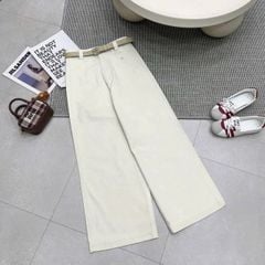 TB7914-Quần suông Kem+ nịt