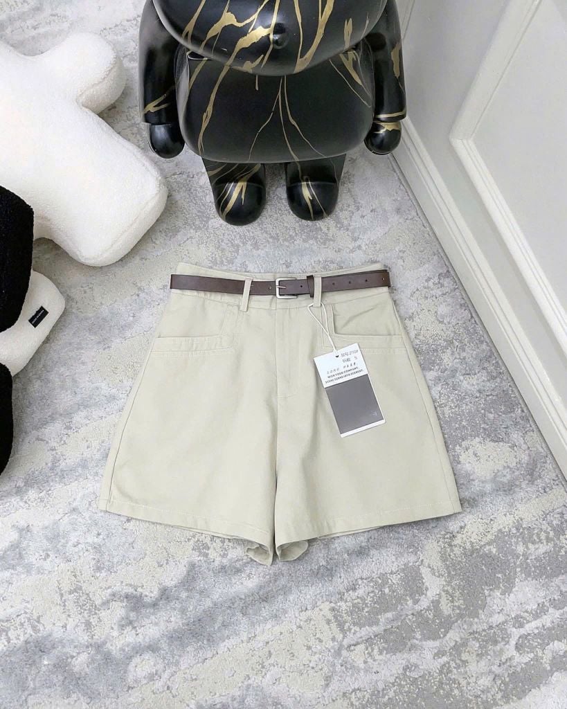 TQ4197-Quần short Nâu (ko nịt)