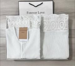 VGU0197-Set áo+quần phối ren CC
