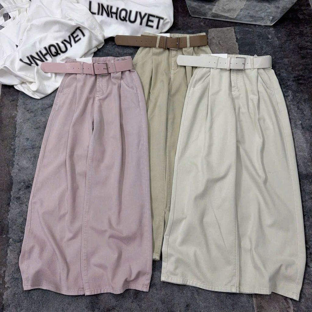 TB8172-Quần dài Kem +Nịt
