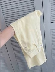 VGU0154-Quần jean túi hộp Kem (quần lẻ)