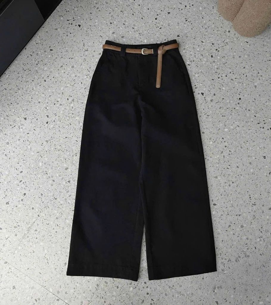 TB8157-Quần kaki jean Đen + Nịt