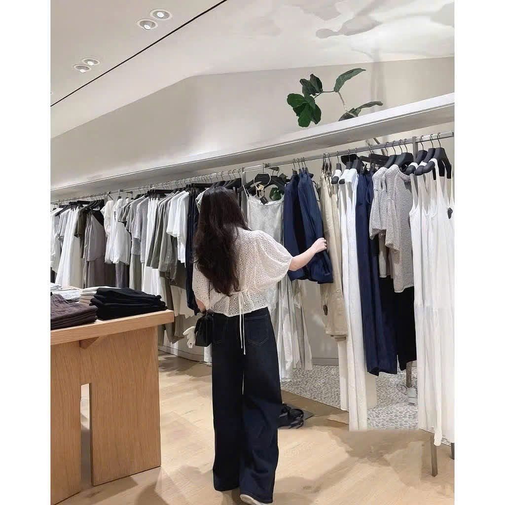KS0701-Áo thêu Trắng (áo lẻ - có dây cột eo)