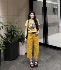 TB8219-Set áo thun in micky, quần dài CC (2 món)