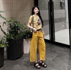 TB8219-Set áo thun in micky, quần dài CC (2 món)