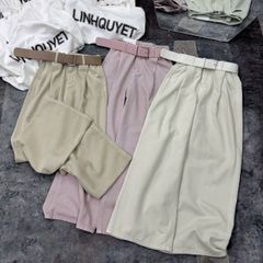 TB8172-Quần dài Kem +Nịt