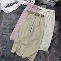 TB8172-Quần dài Kem +Nịt