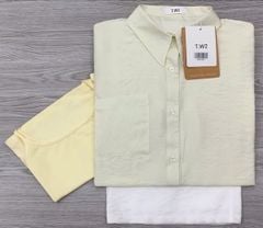 KS0718-Set 3 món CC (áo sơ mi, áo thun 2dây, quần dài)