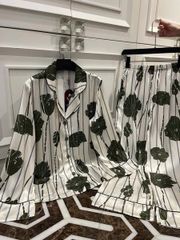 TB8238-Set Pijama họa tiết quần dài