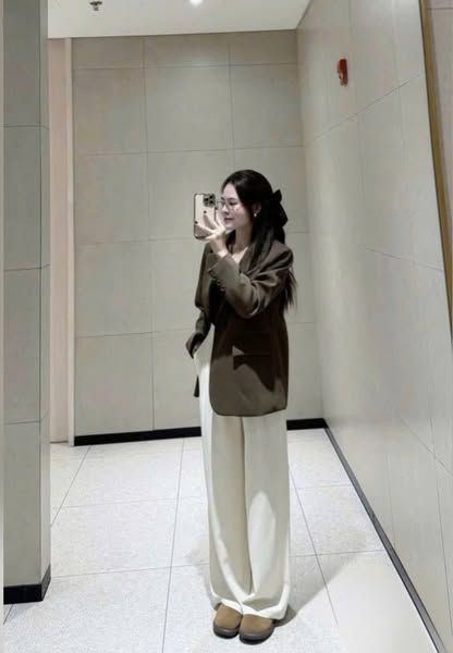 VGU0297-Set áo Vest, quần dài Trắng CC (2 món)