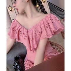 KS0744-Set hoa thêu Nâu