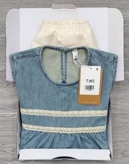 KS0699 - SET ÁO PHOM BABY DOLL + QUẦN SHORT TRẮNG