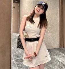 VGU0322-Set áo +CV ngắn thêu alo Trắng