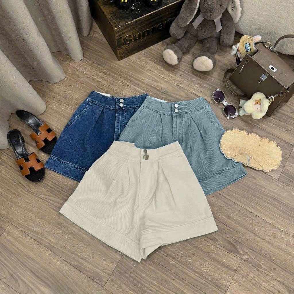 TB8329-Quần short Jean Xanh  Nhạt (quần lẻ)