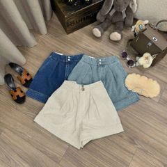 TB8329-Quần short Jean Xanh  Nhạt (quần lẻ)