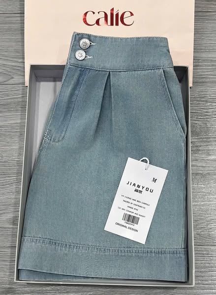 TB8329-Quần short Jean Xanh  Nhạt (quần lẻ)