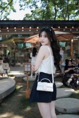 TQ4276-Set áo 2 dây trắng, quần short