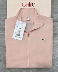 TB8335-Áo khoác gió thêu alo Hồng