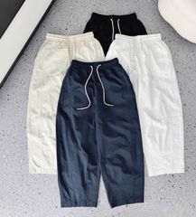 TB8367-Quần dài phối dây rút Kem