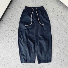 TB8366-Quần dài phối dây rút Xanh Đen