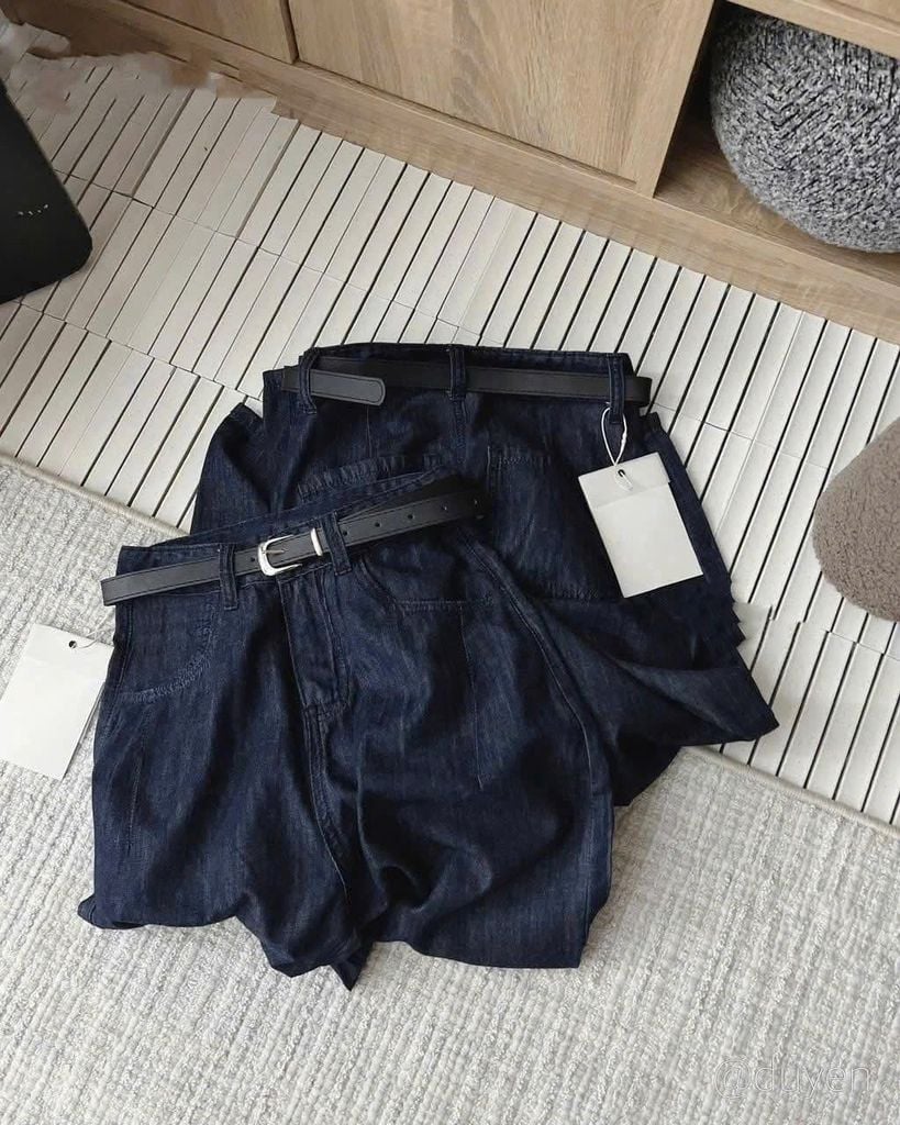 TQ4308-Quần dài Xanh Đen (ko nịt)