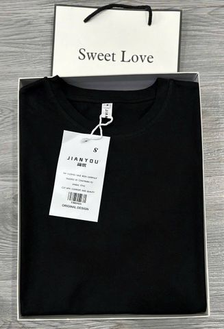 TB8392-Áo thun basic Đen