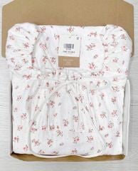 TQ4315-Đầm hoa nhí cổ vuông nhúng bèo