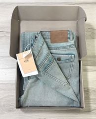 VGU0393-Quần jean dài túi sau đính nút (quần lẻ)